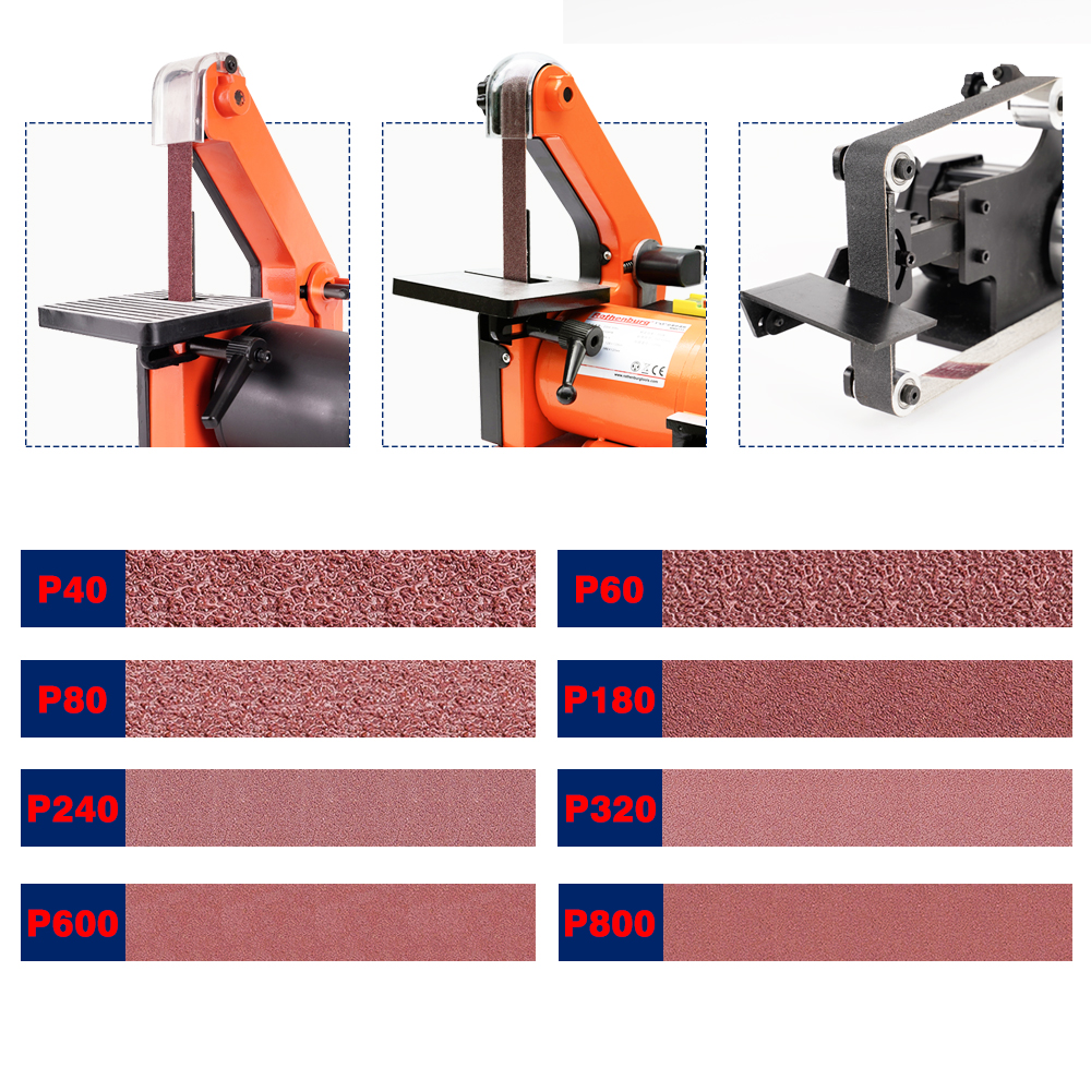 762×25砂带 砂纸砂盘纸 打磨纸 砂带机 台式打磨机 微型抛光机 - 图1