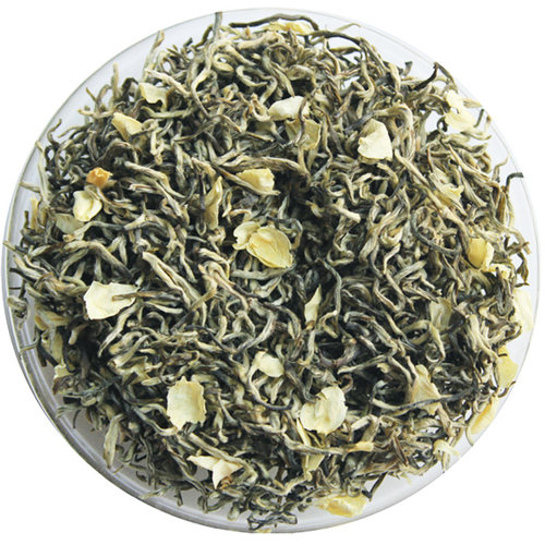 翡翠谷2026新茶叶茉莉花茶AAA黄山佰香集碧潭飘雪浓香500克罐装 - 图0