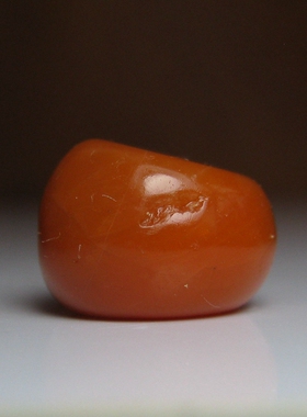 柿子红满肉老南红玛瑙珠11.5mm
