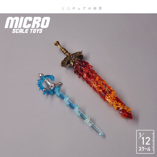 TOYS SPIRITS 日本正版扭蛋 幻想世界的武器火焰刀收藏合金模型 - 图0