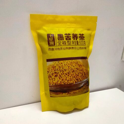 【10包起包邮】七里坝黑苦荞茶全株型 黑苦荞茶500g清香型养生茶 - 图2