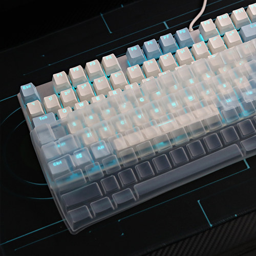 达尔优合金板3 2 1代108键87游戏104防尘ek815 EK820机械键盘保护膜EK807 ek925套ek812 DK100防水罩软硅胶垫 - 图3