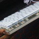 Metal plating mechanical keyboard round keycap keyboard film