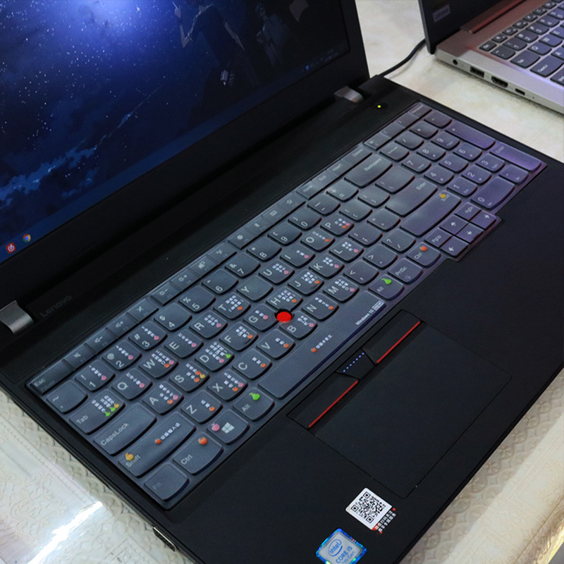 THINKPAD E15 L15 T15S联想E590 P15S V E580保护贴膜T580 E585 P52S P53笔记本P72电脑键盘膜T590 E595 L590 - 图1