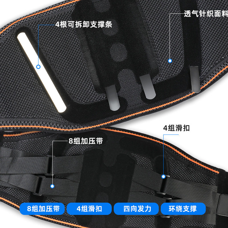 VBOSI可拆卸护腰四季护腰带仿脊椎骨支撑护腰带舒适保暖透气厂家,淘宝优惠券,粉丝福利购,淘宝优惠卷