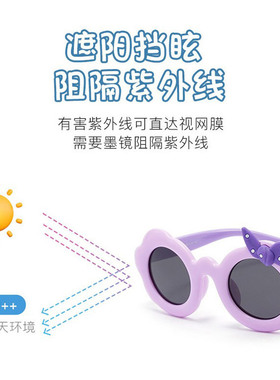 儿童偏光防紫外线宝宝墨镜女孩