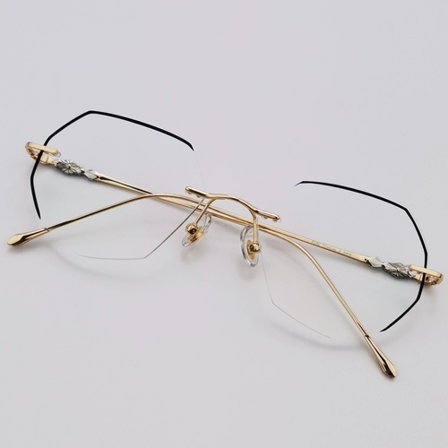 Bianbian Pure Titanium Myopia Glasses Мужская сеть с степенью плюс астигматизм Ultra -Slight Lessless Gees