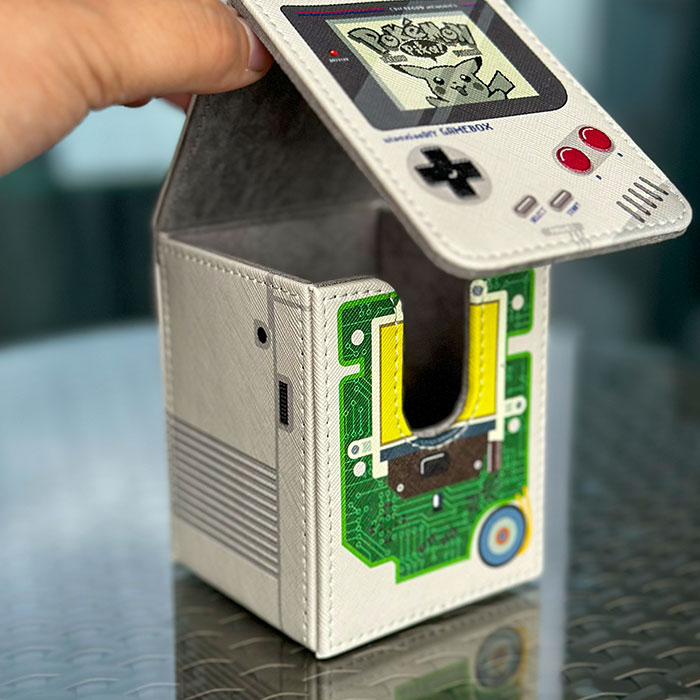 PTCG卡牌收纳盒自制DIY GAMEBOY复古砖头游戏机宝可梦 笑笑回来喽 - 图1