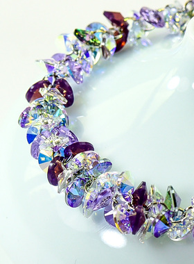 忆奴娇三色堇S925纯银