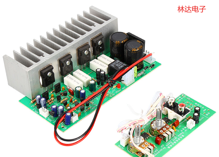 HIFI低音炮功放板单声道进口拆机大功率成品带散热片DIY炮箱 包邮 - 图3