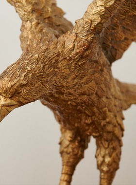 法式复古别墅书房全铜雄鹰摆件