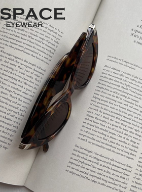 mspace防紫外线遮阳超模猫眼墨镜