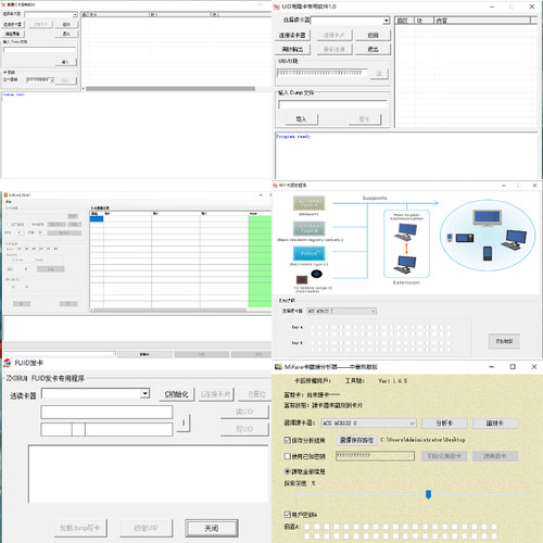 Acr122U NFC读写软件IC卡UID卡CUID卡复制智能修改 IC卡还原Dump - 图1
