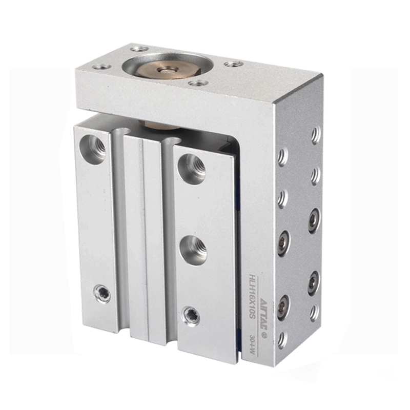 亚德客精密滑轨侧轨型滑台气缸HLH16/20*5X10X15X20X25X30X40X50S - 图3