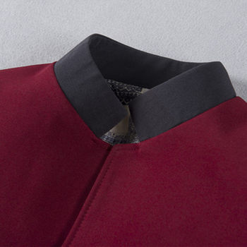 ພາກຮຽນ spring ໃຫມ່ຂອງຜູ້ຊາຍທຸລະກິດສີບາດເຈັບແລະຈັບຄູ່ຊຸດຂະຫນາດນ້ອຍຜູ້ຊາຍສະບັບພາສາເກົາຫຼີ slim stand collar trendy jacket ຂອງຜູ້ຊາຍໄວຫນຸ່ມ tops