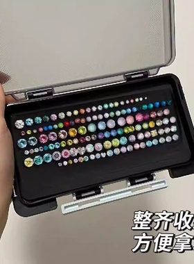 耳钉耳坠防尘多卡位便携收纳盒
