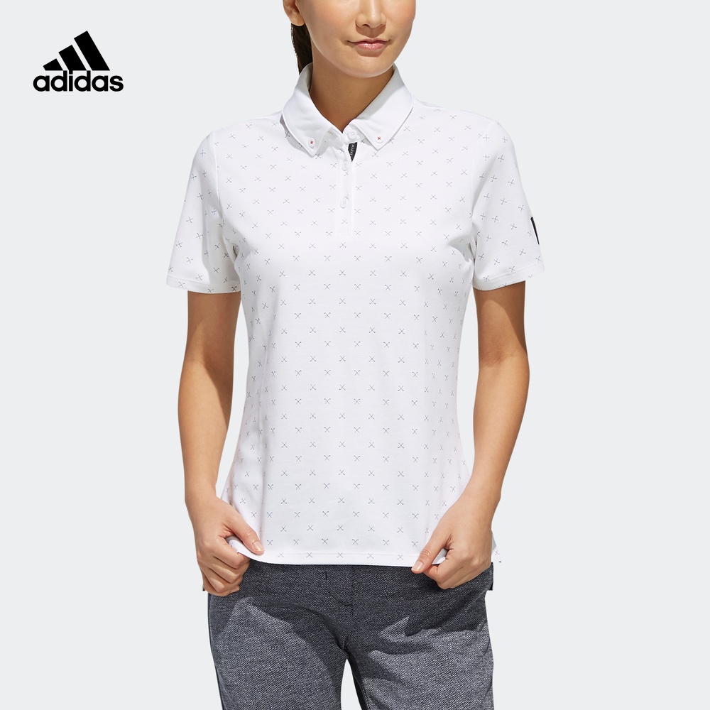 Adidas official website adidas women's golf sport short sleeved polo shirt FJ4341 FJ4342
