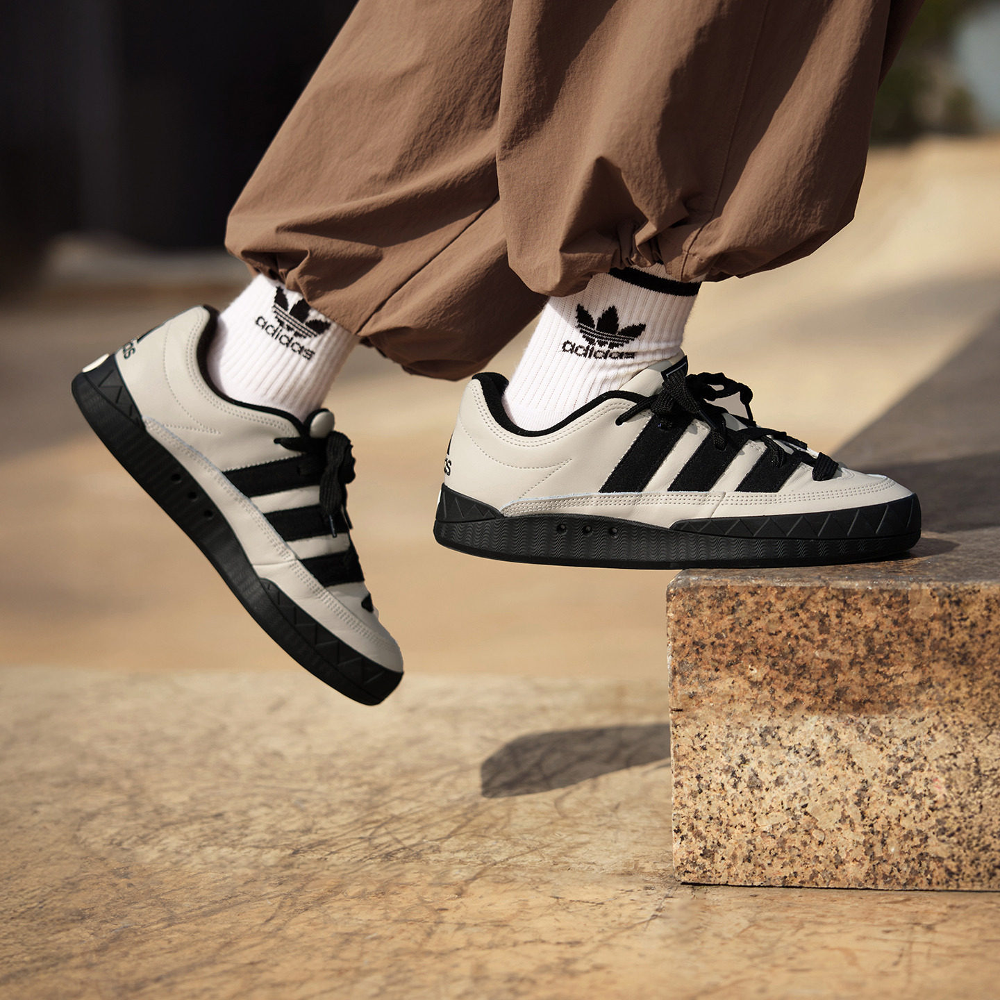 「鲨鱼面包鞋」ADIMATIC经典运动板鞋男女adidas阿迪达斯三叶草,淘宝优惠券,粉丝福利购,淘宝优惠卷