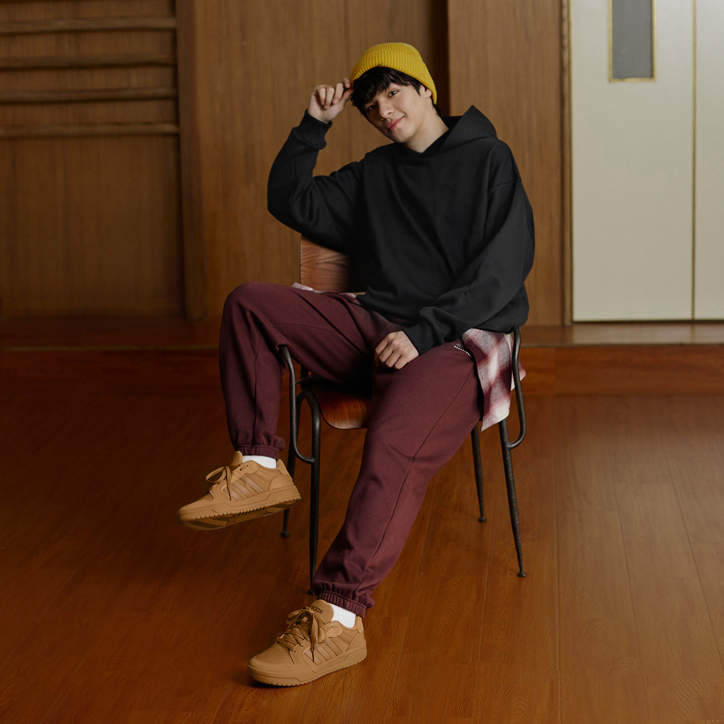 ENTRAP美式校园风运动鞋少年感复古篮球风板鞋男女adidas阿迪达斯,淘宝优惠券,粉丝福利购,淘宝优惠卷