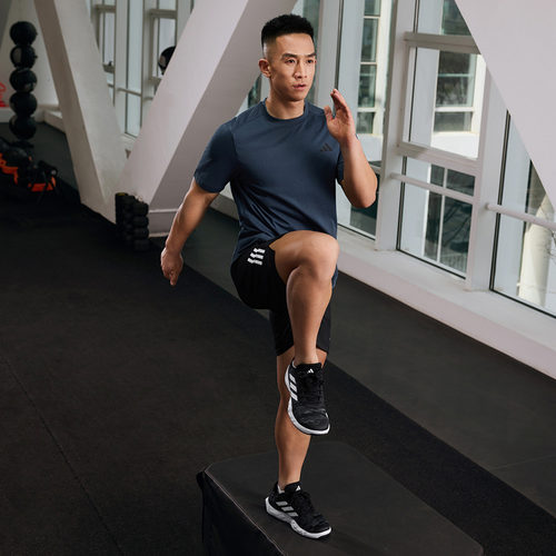 速干舒适薄款运动健身上衣圆领短袖T恤男夏季adidas阿迪达斯官方 - 图3