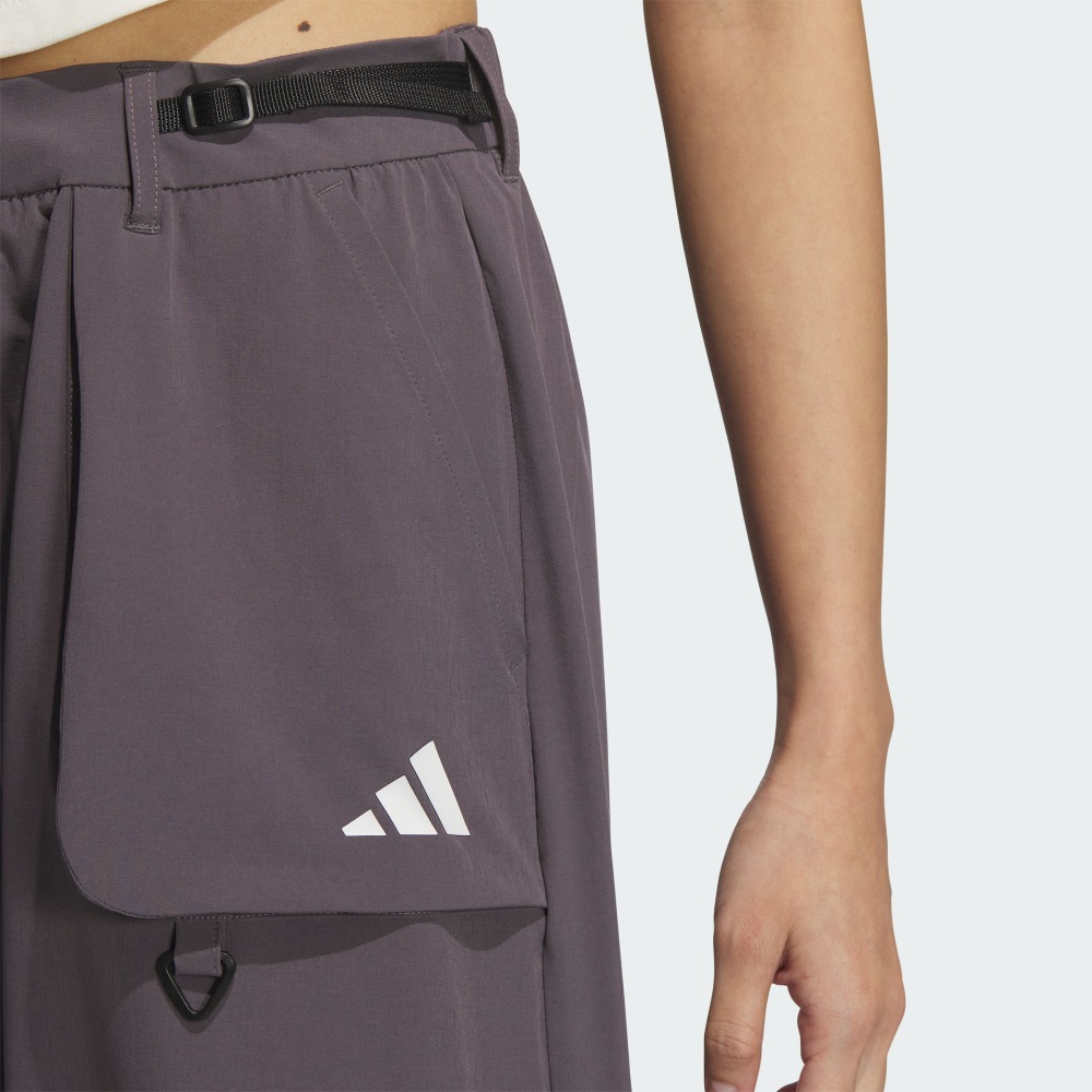 机能风可调节宽松阔腿运动裤女秋季adidas阿迪达斯官方轻运动 - 图2