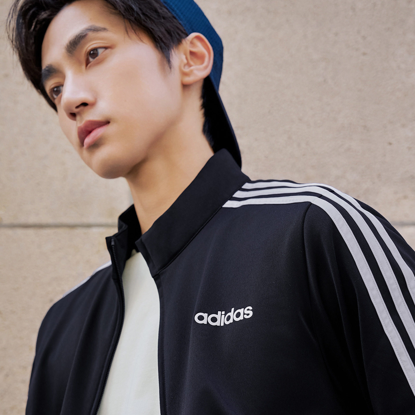 休闲舒适三条纹立领夹克外套男装秋季adidas阿迪达斯官方轻运动,淘宝优惠券,粉丝福利购,淘宝优惠卷