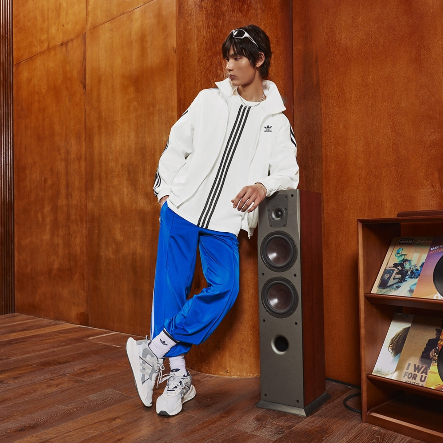 情侣款复古风梭织运动立领夹克外套男女秋季adidas阿迪达斯三叶草,淘宝优惠券,粉丝福利购,淘宝优惠卷