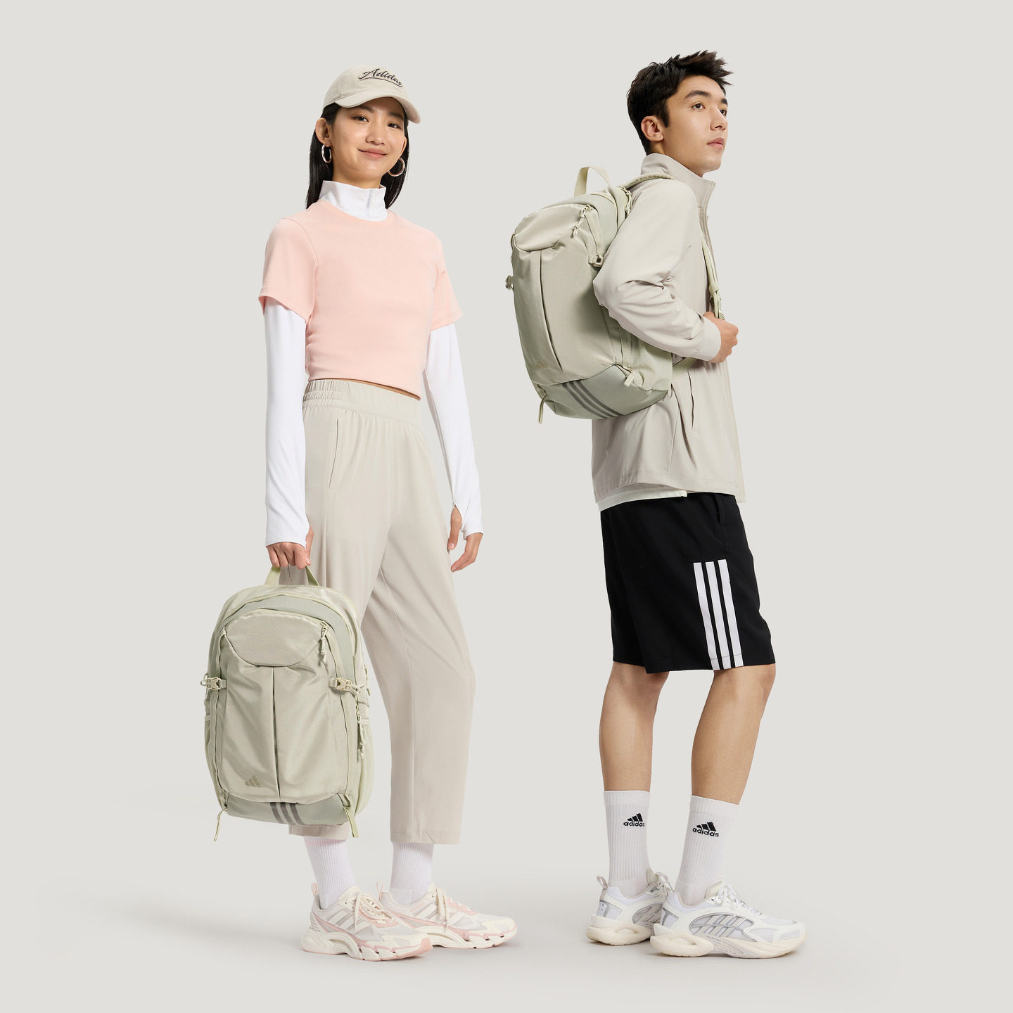 Adidas men's and women's casual backpacks