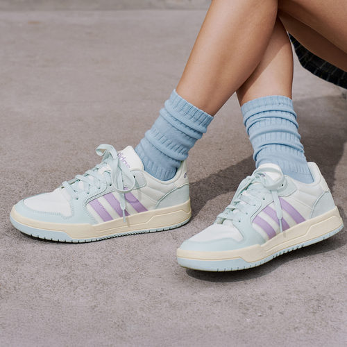 ENTRAP少年感复古篮球风板鞋男女新款adidas阿迪达斯官方轻运动 - 图0