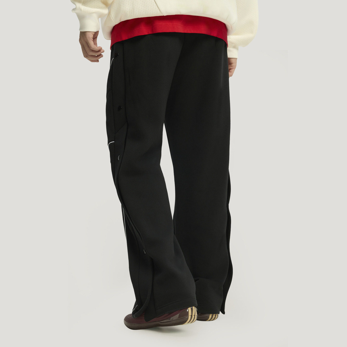 新年款时尚宽松拼接侧开排扣篮球抓绒运动裤男秋冬adidas阿迪达斯,淘宝优惠券,粉丝福利购,淘宝优惠卷