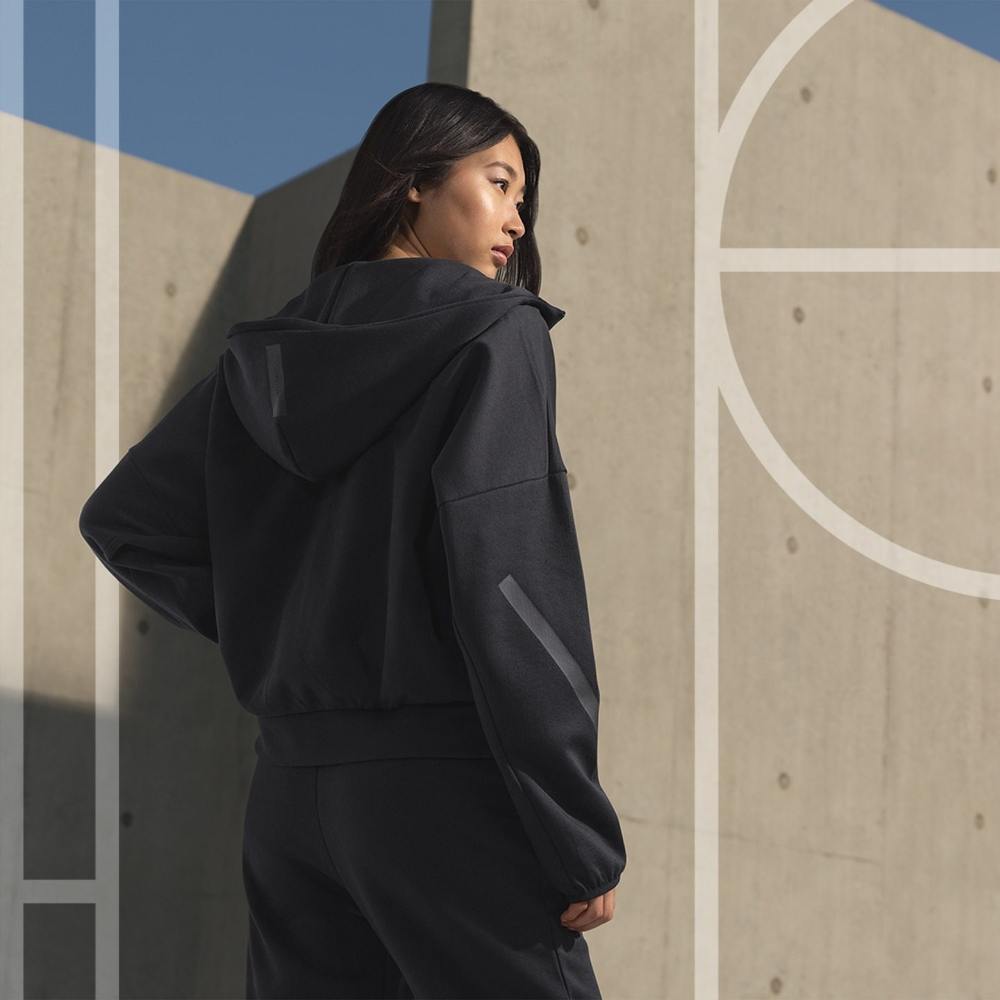 BABYMONSTER同款ADIDAS ZNE系列黑标制服保暖连帽外套女阿迪达斯,淘宝优惠券,粉丝福利购,淘宝优惠卷