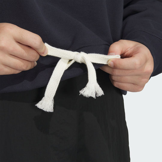 复古宽松圆领卫衣套头衫女装秋季adidas阿迪达斯官方三叶草