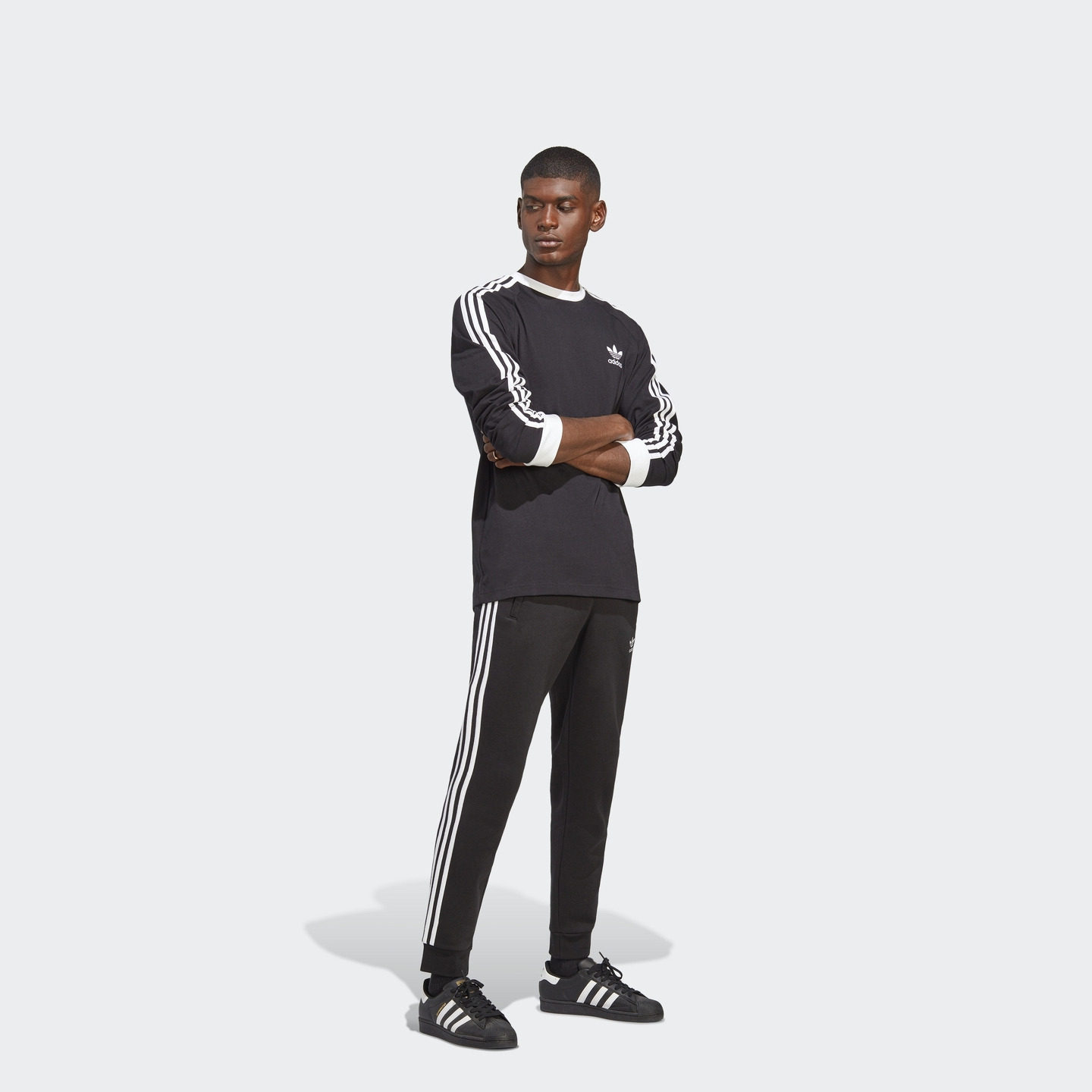 adicolor复古穿搭修身纯棉长袖T恤男装秋季adidas阿迪达斯三叶草,淘宝优惠券,粉丝福利购,淘宝优惠卷