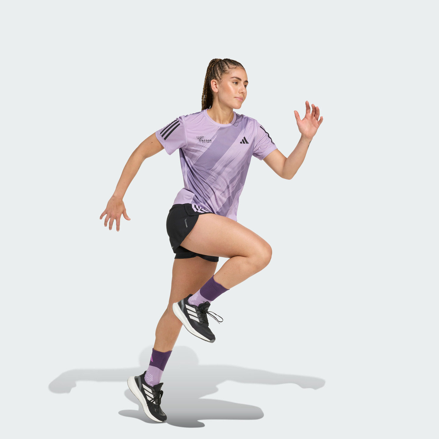 北京马拉松限定配色速干跑步运动短袖T恤女装adidas阿迪达斯官方,淘宝优惠券,粉丝福利购,淘宝优惠卷