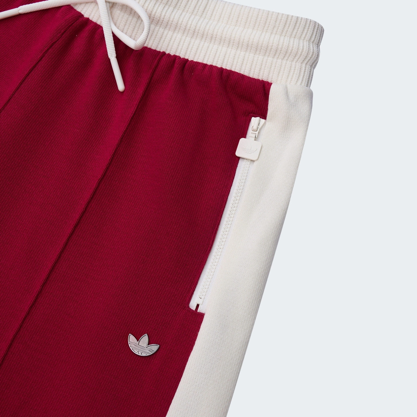 复古撞色休闲阔腿运动裤女装秋季adidas阿迪达斯三叶草KG8220,淘宝优惠券,粉丝福利购,淘宝优惠卷