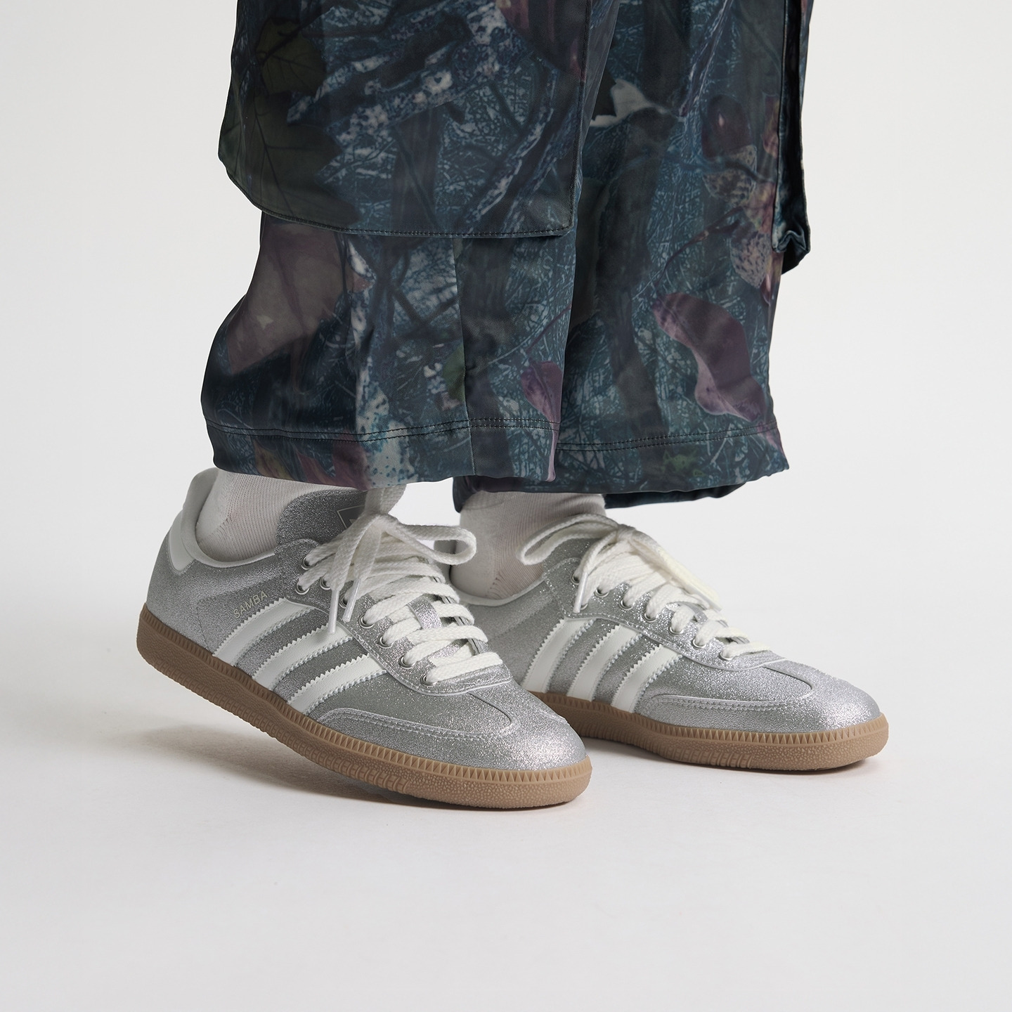 「T头鞋」SAMBA OG W经典复古板鞋德训鞋女adidas阿迪达斯三叶草 - 图0