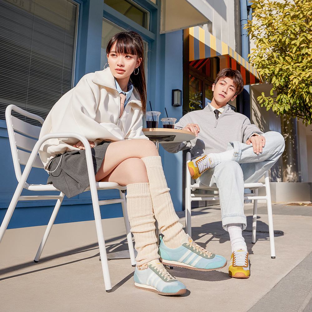 冰淇淋T头鞋 VS JOG 2.0复古薄底运动鞋男女adidas阿迪达斯轻运动