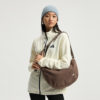 Adidas men and women corduroy one-shoulder crossbody bag