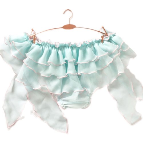 荷叶边可爱少女内裤日系甜美男女同款系带公子小白性感撩人侧开带 - 图3