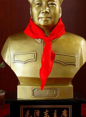 毛主席铜像纯铜紫铜半身像摆件毛泽东家居雕塑爷爷客厅办公室韶山