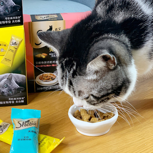 贝多芬宠物/希宝sheba夹心酥猫饼干猫咪零食洁齿磨牙幼猫成猫 - 图1