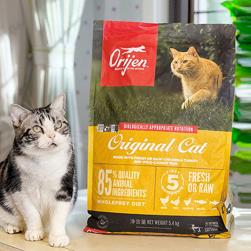 贝多芬宠物/美国进口Orijen渴望无谷鸡肉全猫粮六种鱼猫粮5.4kg - 图0