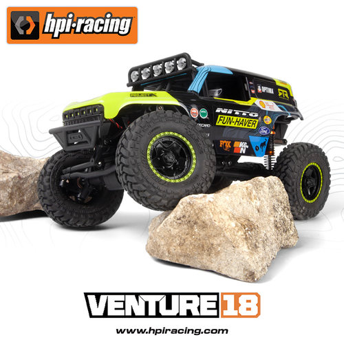 HPI venture仿真1/18 U4福特烈马4400四驱遥控电动有刷越野攀爬车 - 图0