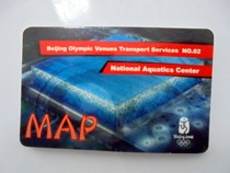Map of the Olympics: Map of the National Swimming Center for the Beijing Olympics in 2008 (English version)