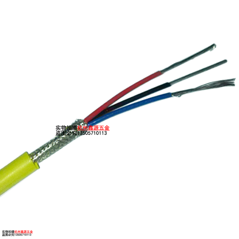 双绞屏蔽线氟绝缘硅护套耐高温高压GJ-FPG3*1.0屏蔽计算机电缆线 - 图1
