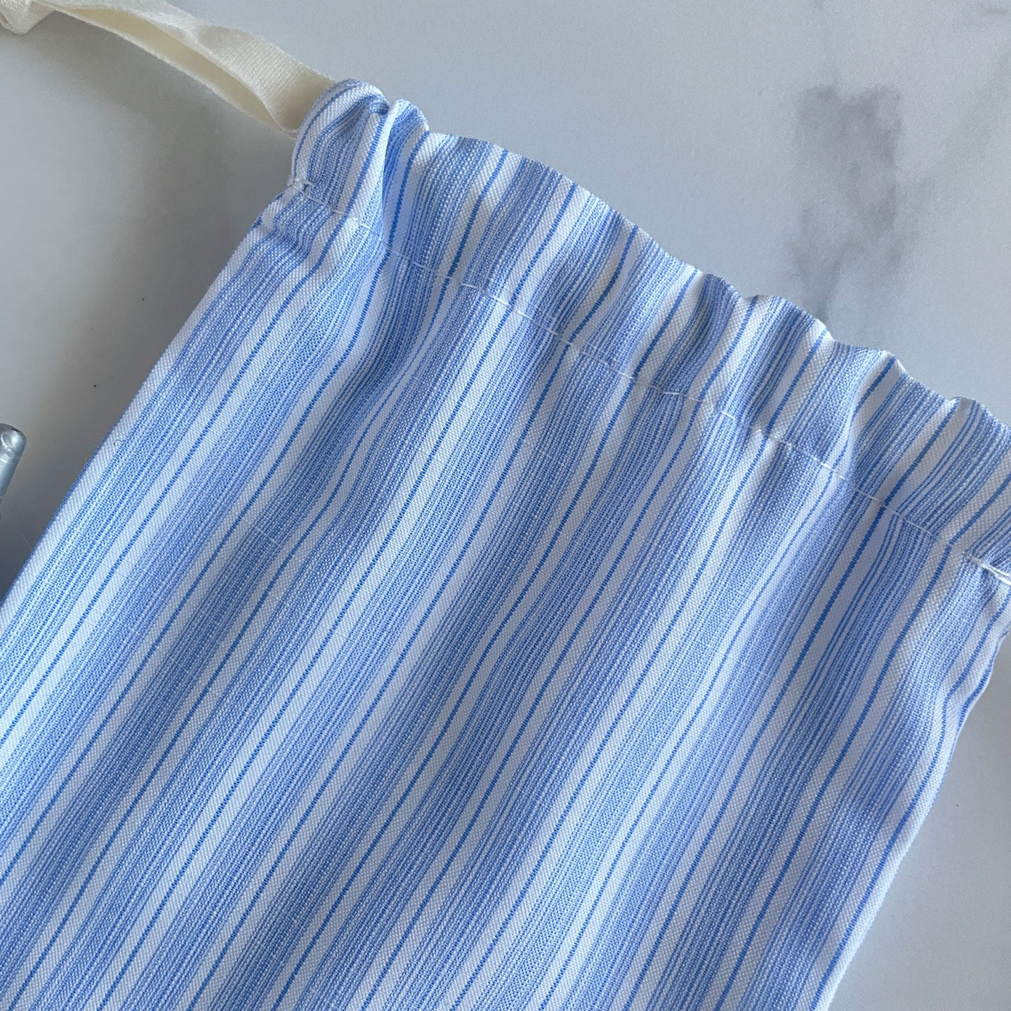 复古条纹棉布袋购物小布袋小号束口袋环保袋内衣收纳抽绳包杂物袋,淘宝优惠券,粉丝福利购,淘宝优惠卷