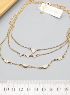 欧美大牌BR夸张百搭首饰复古项链