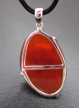 诗美琪本命年民族风925银玛瑙古风奇迹项链