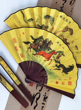 8/10寸中国风古风折扇流苏挂坠