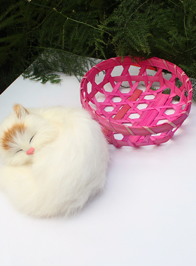 天天特价田园风睡猫包邮仿真动物